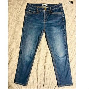 J. Jill Denim Jeans Smooth Fit Slim Ankle 8